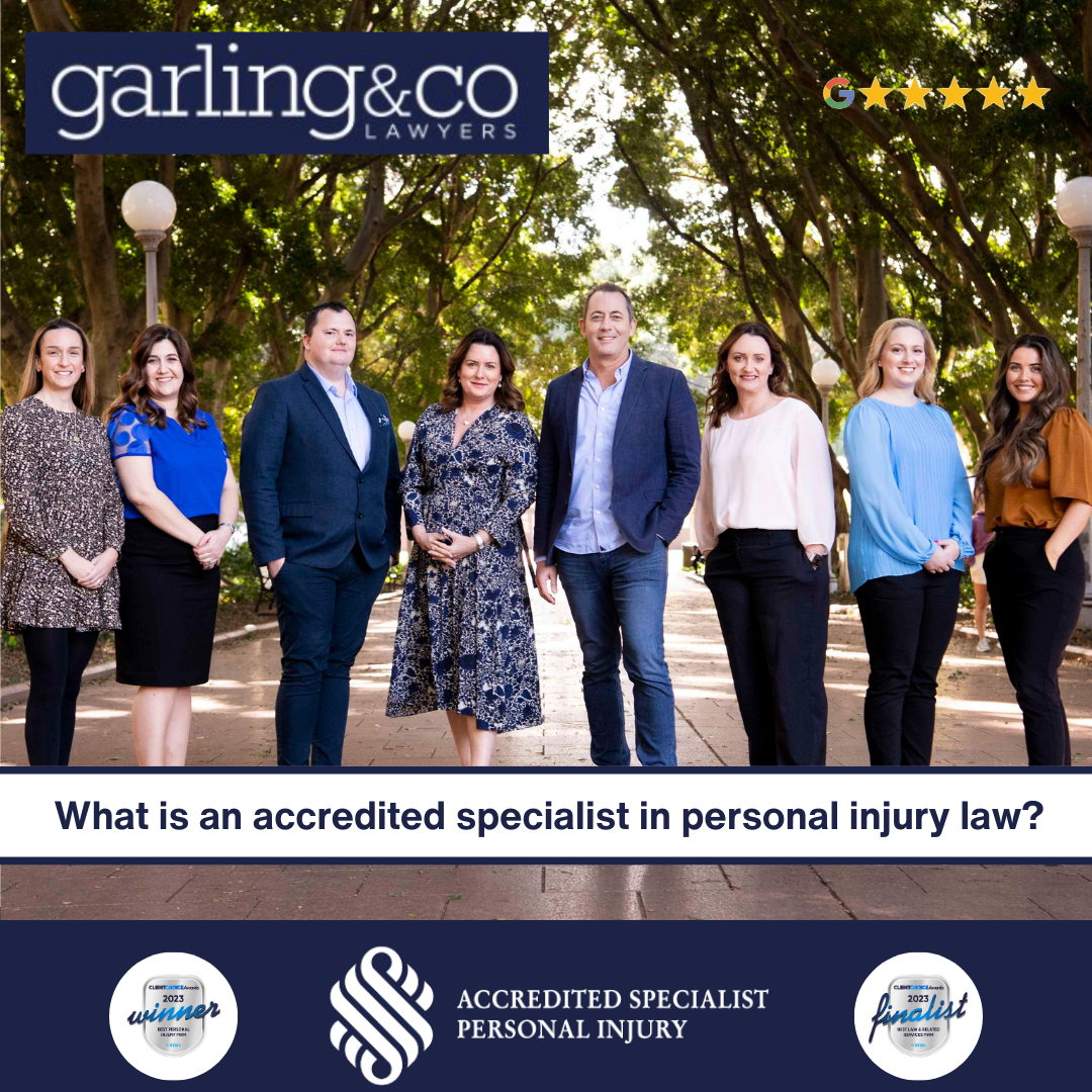 garling and co award winning personal injury law firm Accredited Specialist lawyers