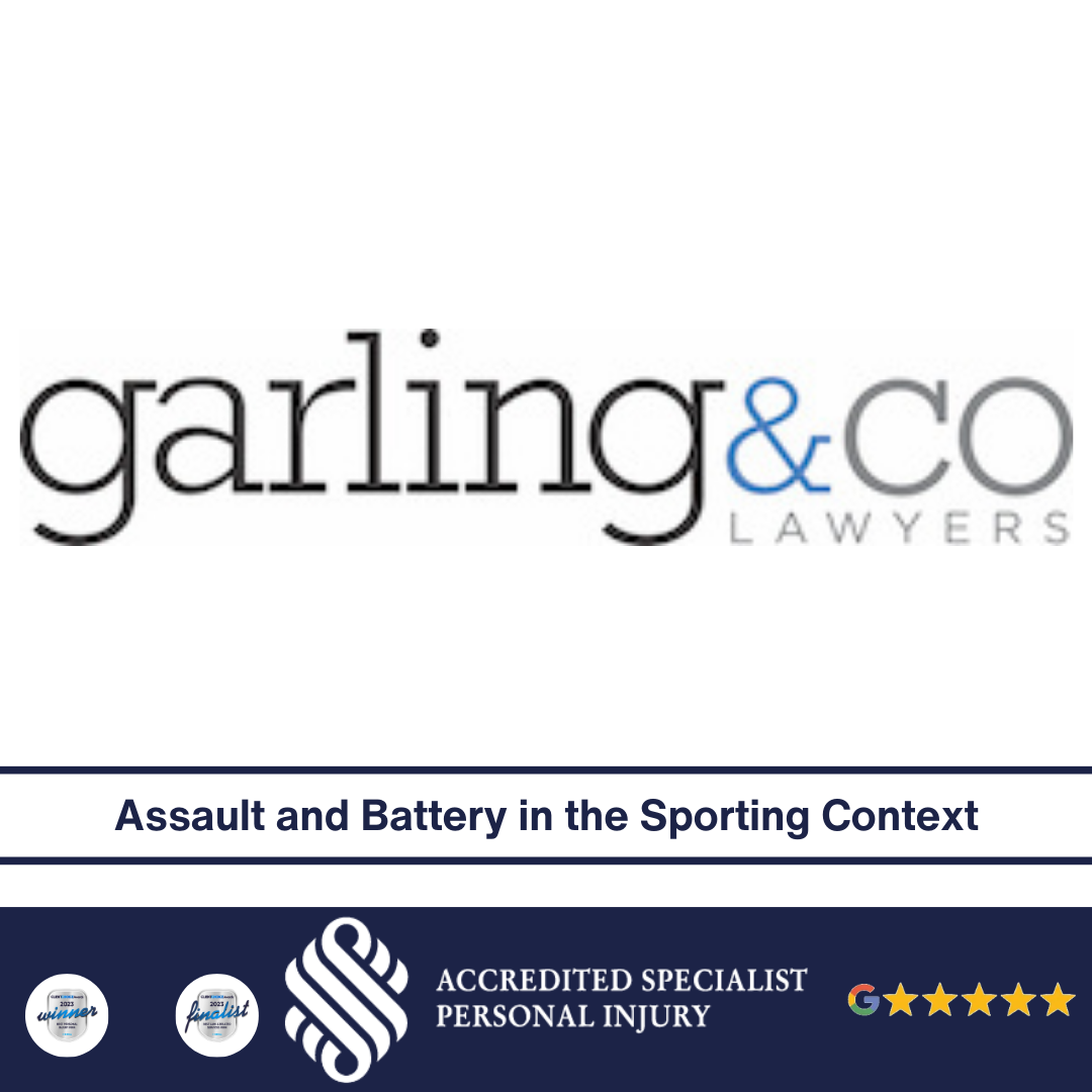 garling and co award winning personal injury law firm accredited specialist lawyers assult and battery in sport