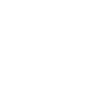 A white brain icon on a black background.