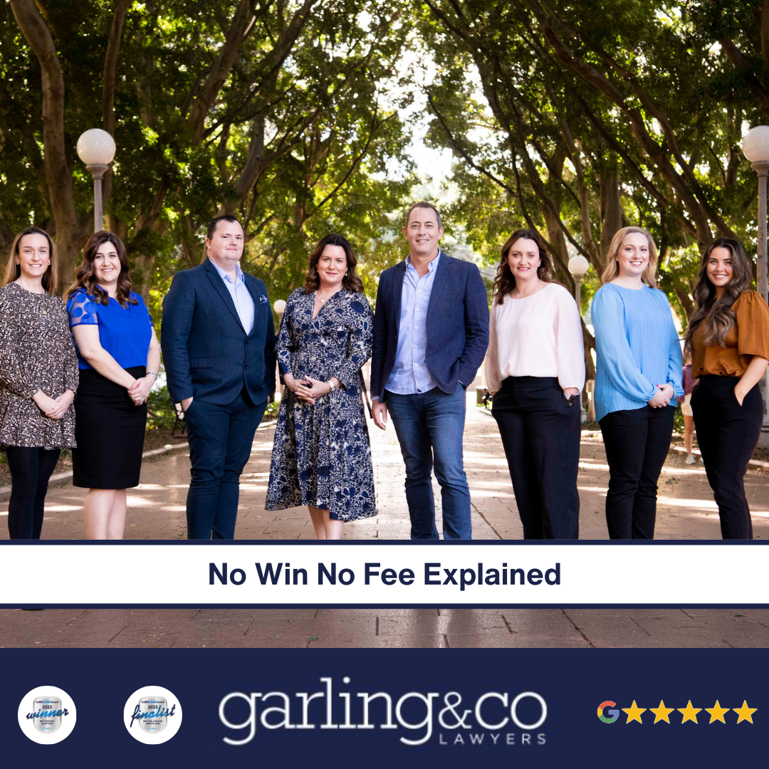 garling and co award winning personal injury lawyers. No Win No Fee Explained