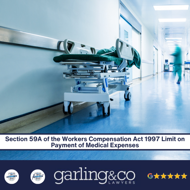 Section 59A Workers Compensation Act 1997 Medical Expenses