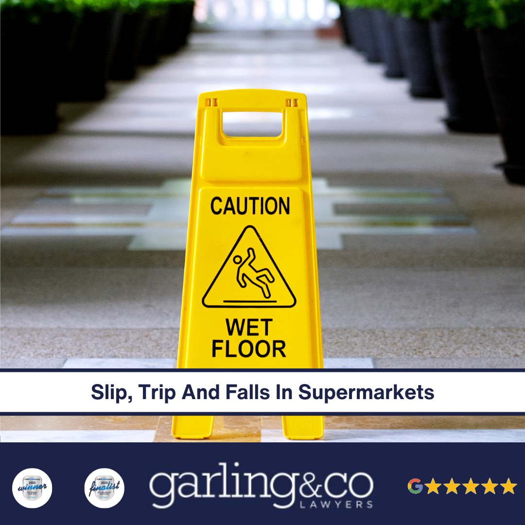 garling and co award winning personal injury lawyers caution wet floor