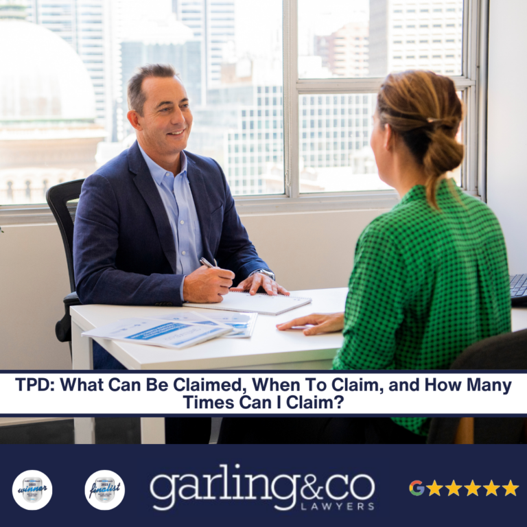 TPD: What, When and How Many Times to Claim | Garling & Co