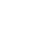 A factory icon on a black background.