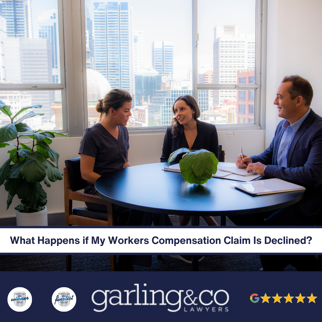 garling and co award winning workers compensation lawyers compensation claim declined