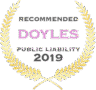Recommended doyles public liability 2019.