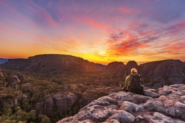 lady watching sunrise - death benefits