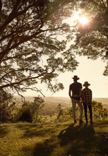 Couple on farm