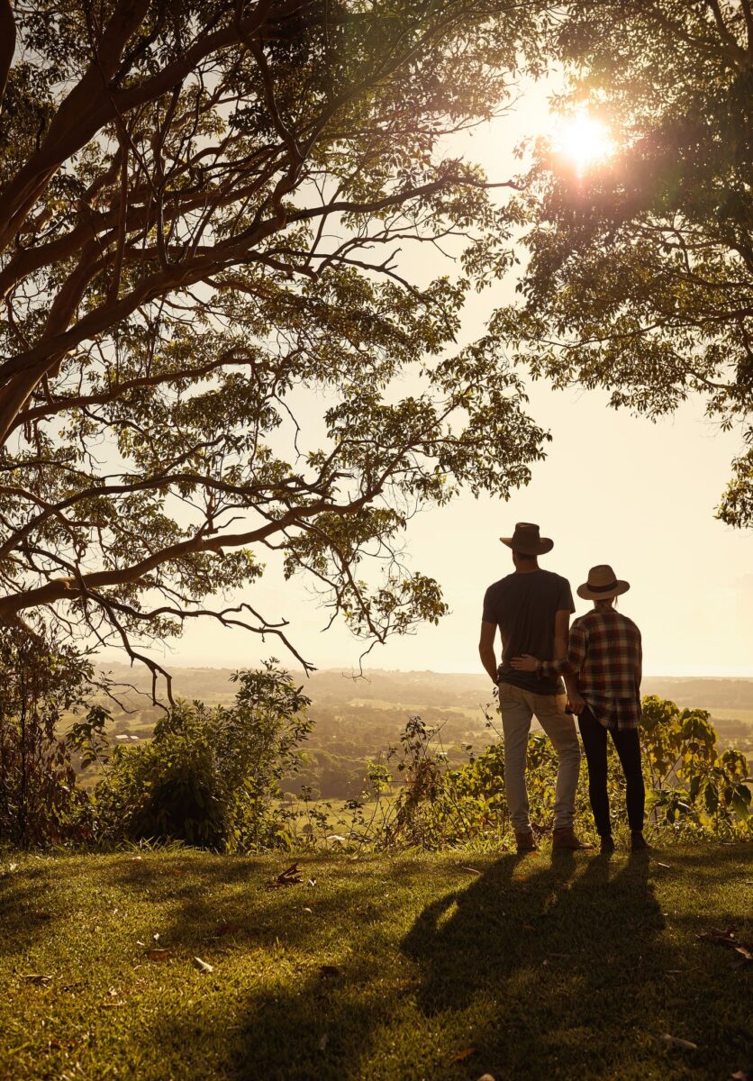 Couple on farm