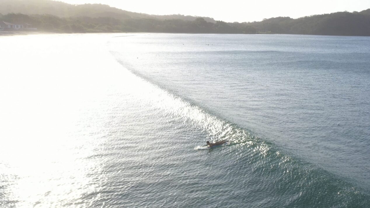 Surfer at beach emergency services