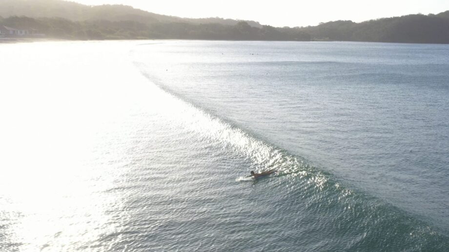 Surfer at beach emergency services