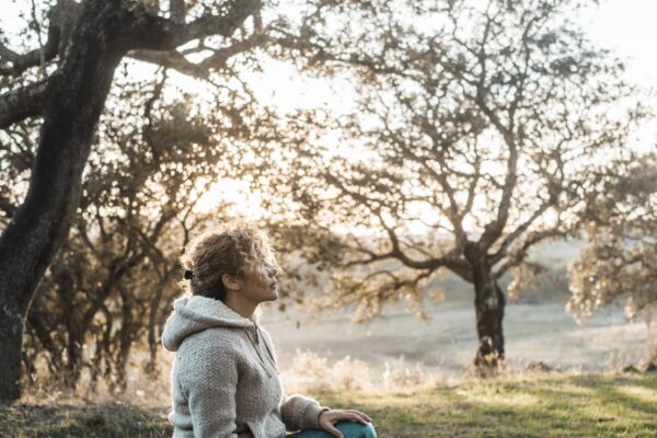 women in autumn